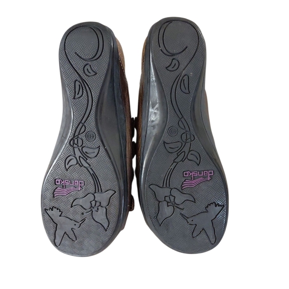 Dansko Janie Sandals Metallic Bronze Comfort Mule Sandal Size 9 - Picture 10 of 11